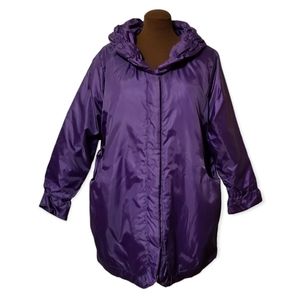 Purple Belted Jacket Woman's Size L